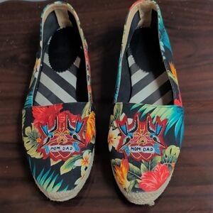 Christian Louboutin Multicolor Floral Espadrilles